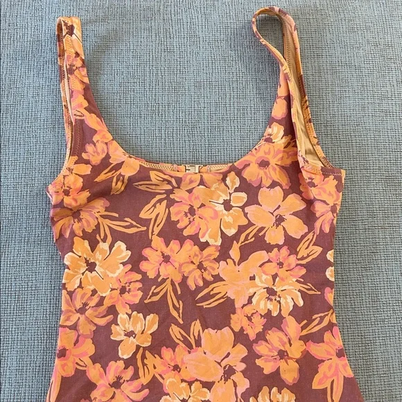 NEW Rhythm x Free People Tank Short One-Piece Surf Suit - Oasis Floral, S - Picture 5 of 13
